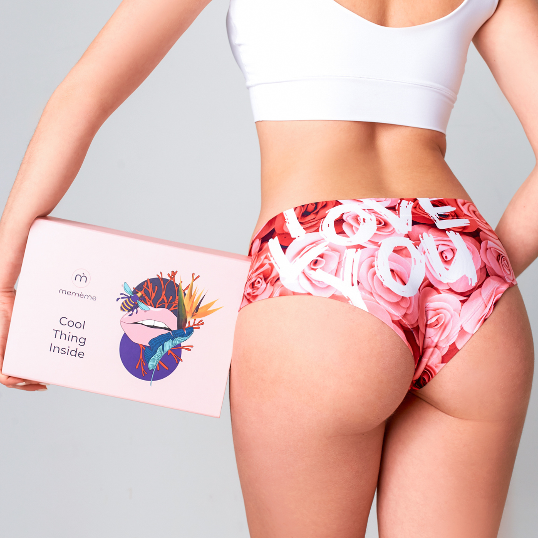 memème LOVE STIKER Panty for Women Elastic and Durable, Perfect Fit