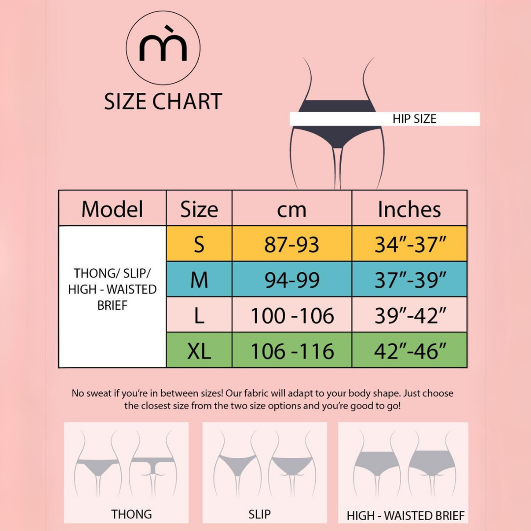 mememe 7 DAYS - Choco - HIGH WAISTED BRIEF Panty for Women - memème