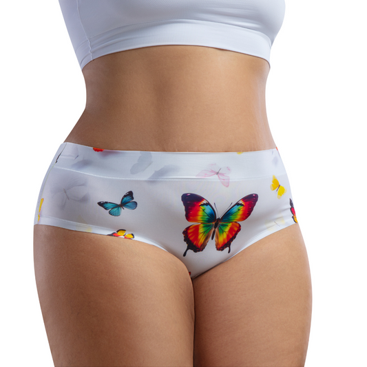 mememe BUTTERFLY– Delight - QUEEN SIZE - HIGH WAISTED BRIEF Panty for Women - memème