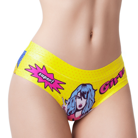 mememe COMIC FANS - Yellow - PANTY for Women - memème