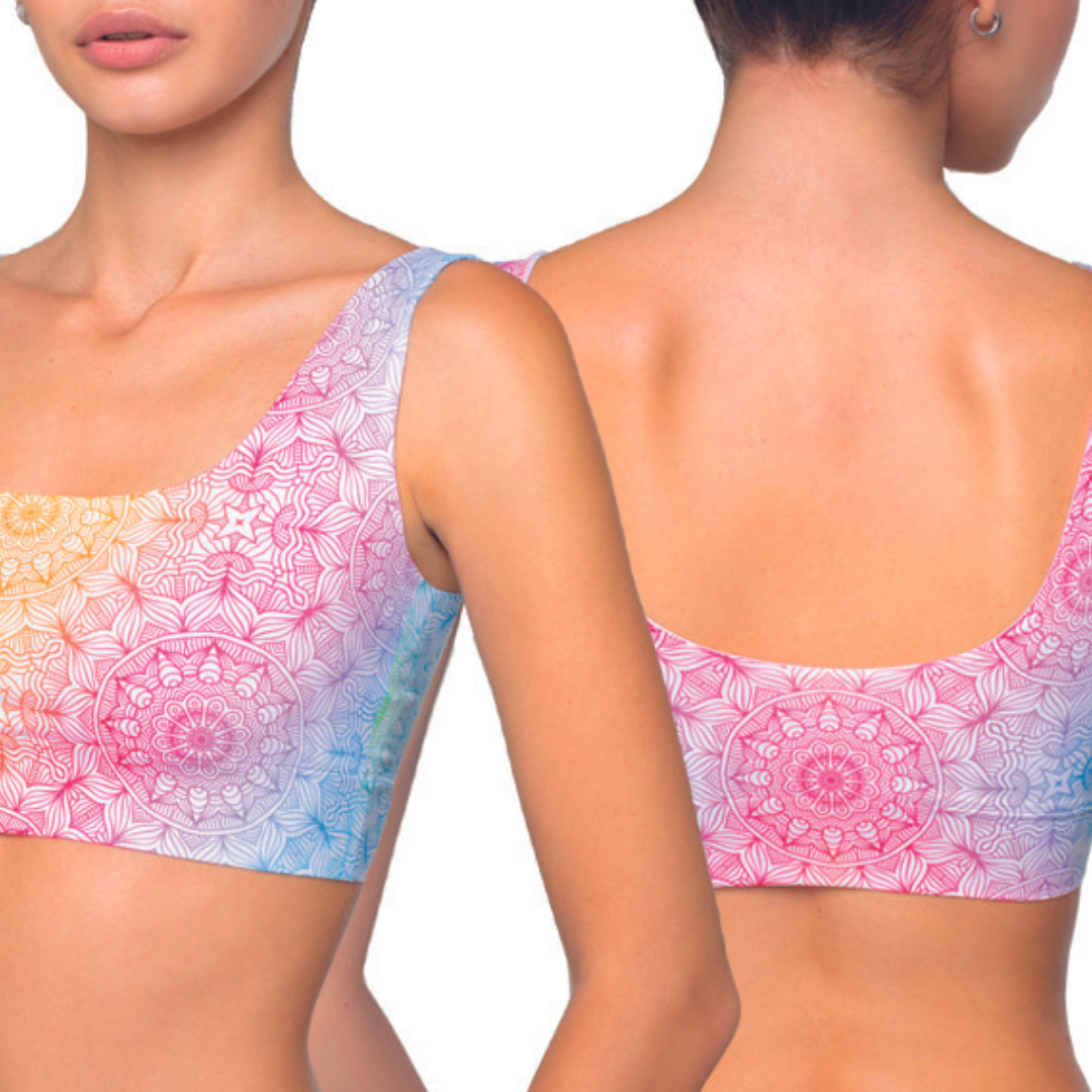 mememe MANDALA - Happiness - CROP TOP for Women - memème